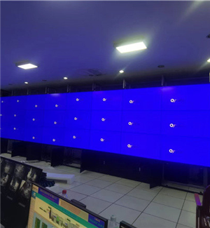 湖南郴州桂陽黃沙坪礦業(yè)指揮中心55寸3X8解碼器+落地機(jī)柜